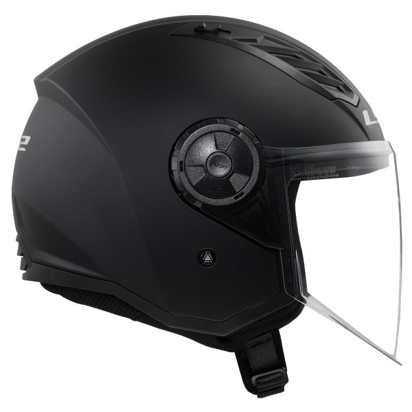 KASK LS2 OF616 AIRFLOW II SOLID MATT BLACK-06 • Kolor: Czarny • Rozmiar: M