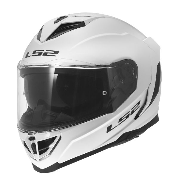 KASK LS2 FF818 STORM III SOLID GLOSS WHITE M