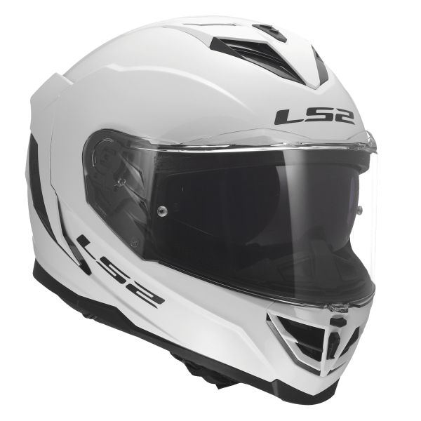 KASK LS2 FF818 STORM III SOLID GLOSS WHITE M