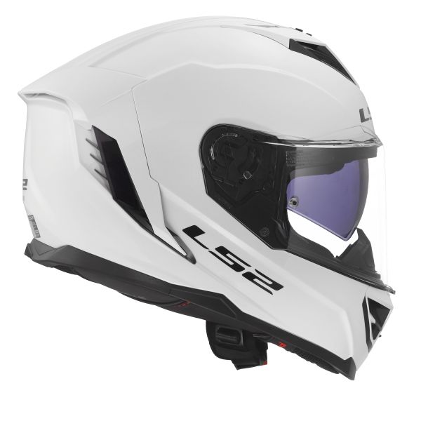 KASK LS2 FF818 STORM III SOLID GLOSS WHITE M