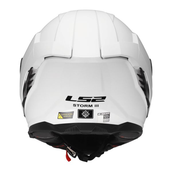 KASK LS2 FF818 STORM III SOLID GLOSS WHITE M