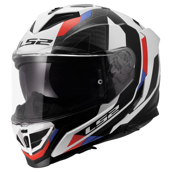 KASK LS2 FF818 STORM III SPORTY WHITE BLUE RED XL