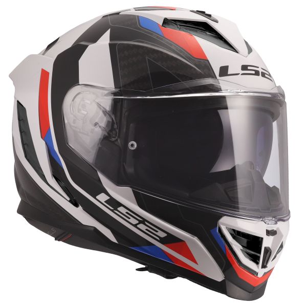 KASK LS2 FF818 STORM III SPORTY WHITE BLUE RED XL