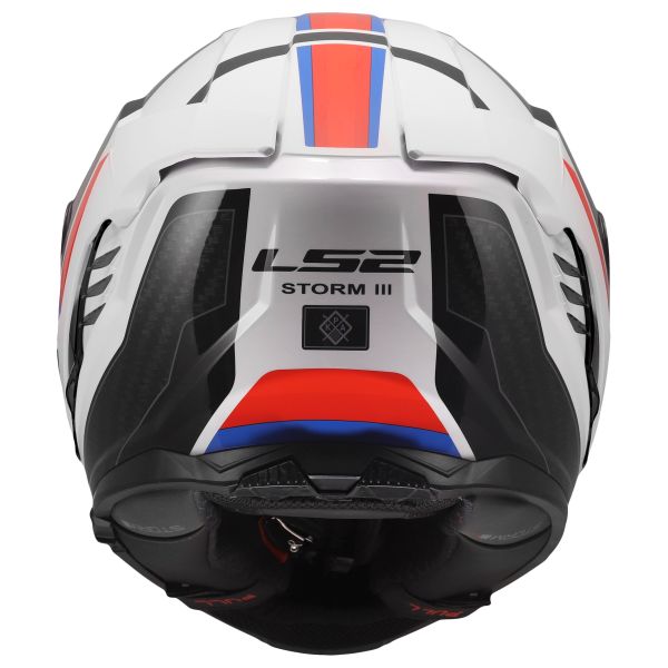 KASK LS2 FF818 STORM III SPORTY WHITE BLUE RED XL