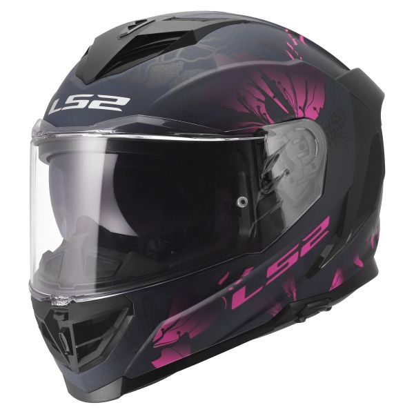 KASK LS2 FF818 STORM III BURST BLACK PINK M