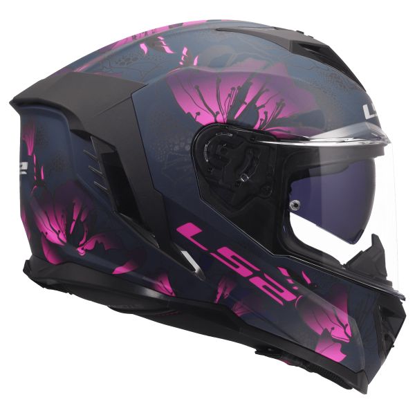 KASK LS2 FF818 STORM III BURST BLACK PINK M