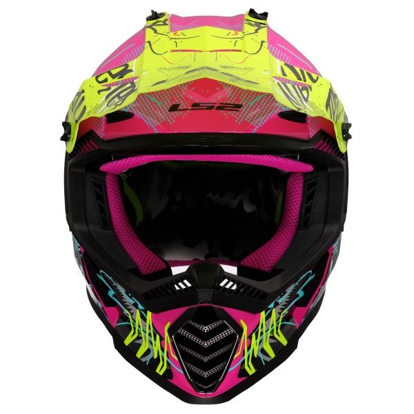 KASK LS2 MX437 FAST II MINI GORILLA PURPLE-06 M
