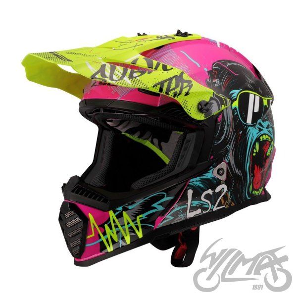 KASK LS2 MX437 FAST II MINI GORILLA-06 S BLK LINER