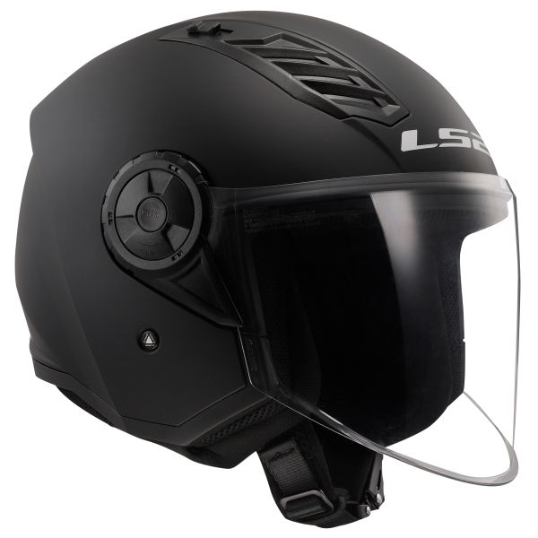KASK LS2 OF616 AIRFLOW II SOLID MATT BLACK-06 • Kolor: Czarny • Rozmiar: XL