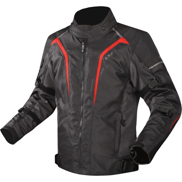 KURTKA LS2 SEPANG MAN BLACK GREY RED • Rozmiar: M