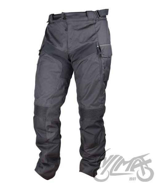 SPODNIE LS2 TRAVEL MAN BLACK DARK GREY LONG XL
