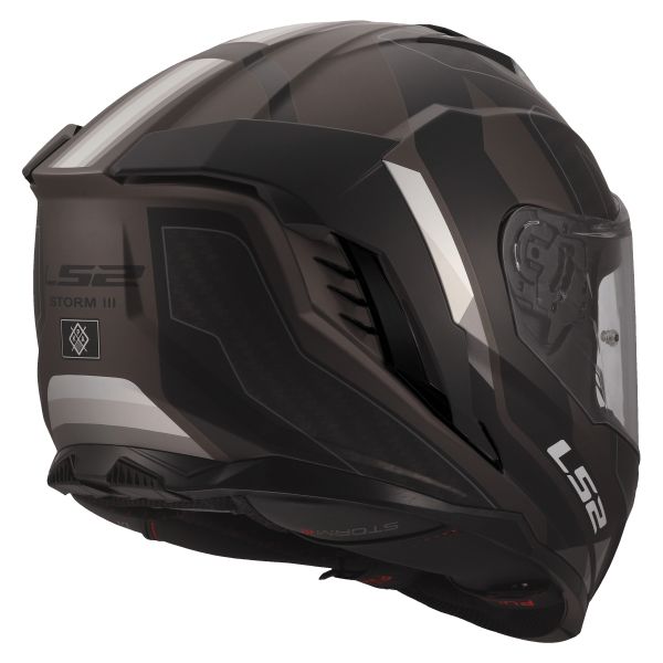 KASK LS2 FF818 STORM III SPORTY BLACK GREY XL