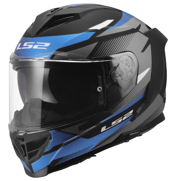 KASK LS2 FF818 STORM III KOMAI BLACK BLUE 3XL