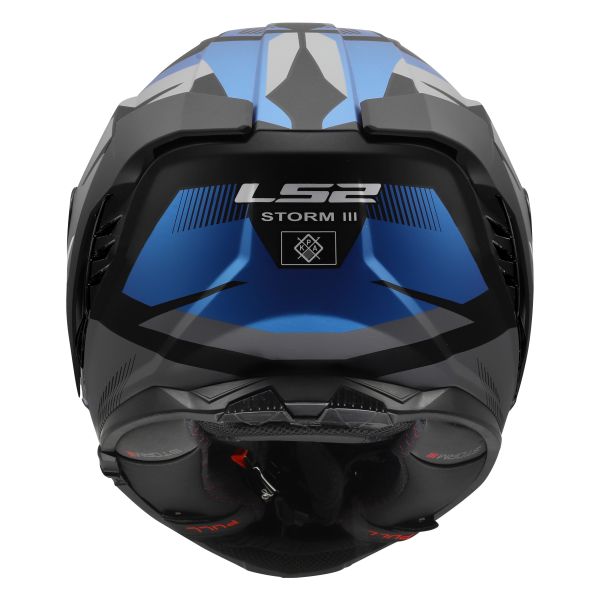 KASK LS2 FF818 STORM III KOMAI BLACK BLUE 3XL