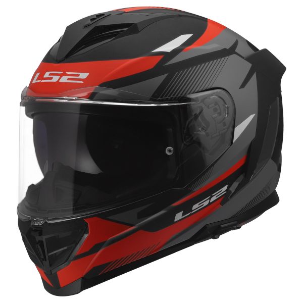 KASK LS2 FF818 STORM III KOMAI BLACK RED XXL