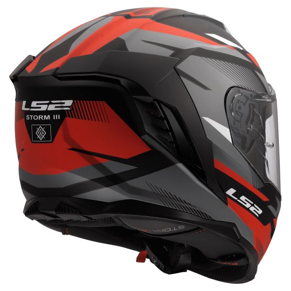 KASK LS2 FF818 STORM III KOMAI BLACK RED XXL