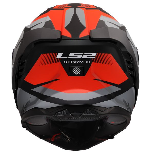KASK LS2 FF818 STORM III KOMAI BLACK RED XXL