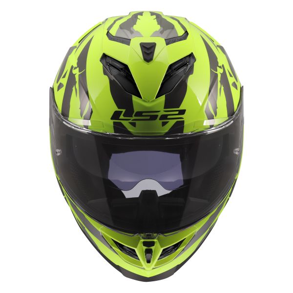 KASK LS2 FF818 STORM III KAOS H-V YELLOW M