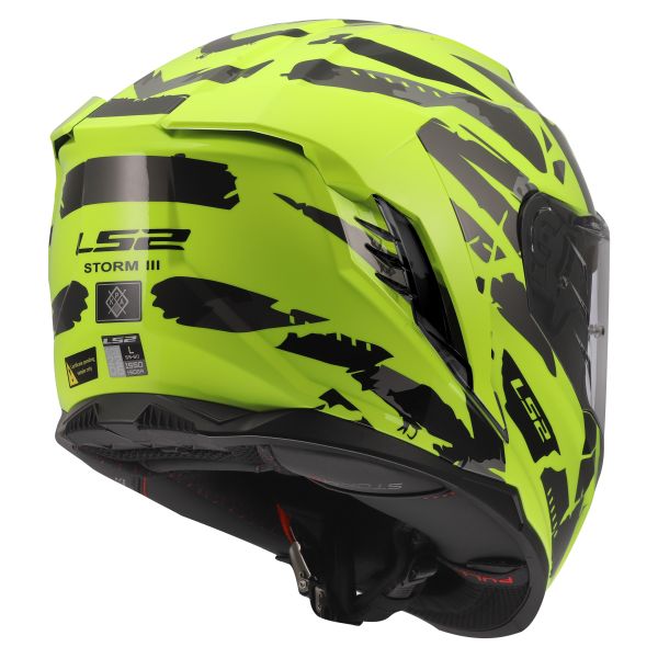 KASK LS2 FF818 STORM III KAOS H-V YELLOW M