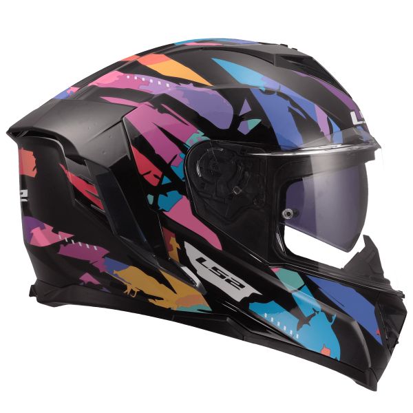 KASK LS2 FF818 STORM III KAOS BLACK PUR. BLUE M