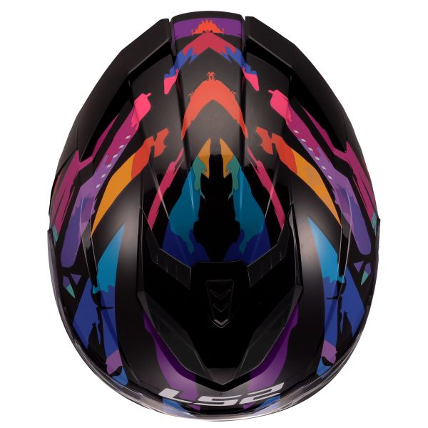 KASK LS2 FF818 STORM III KAOS BLACK PUR. BLUE M