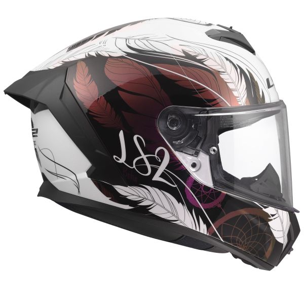 KASK LS2 FF820 RAPID III BOHO WHITE BLACK PINK L