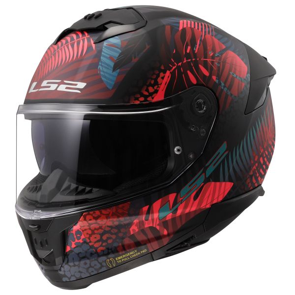 KASK LS2 FF808 STREAM II JUNGLE M.BL.PINK-06 M