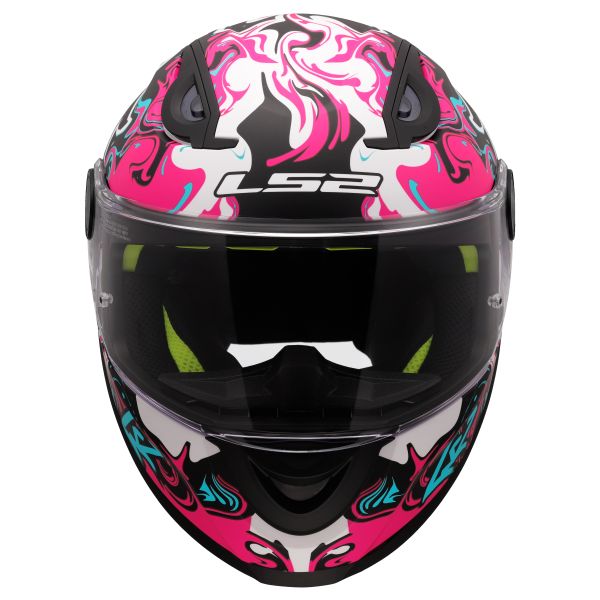 KASK LS2 FF812 KID CYBERG MATT PURPLE CYAN S