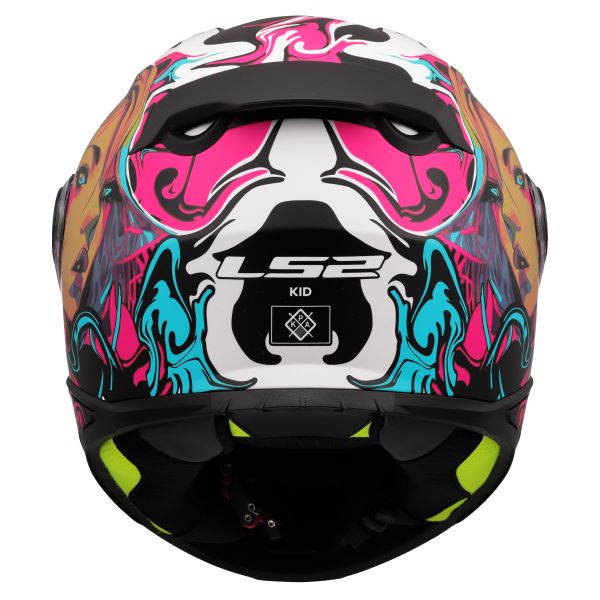 KASK LS2 FF812 KID CYBERG MATT PURPLE CYAN S