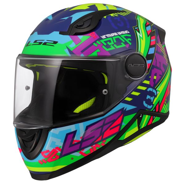 KASK LS2 FF812 KID SVENT BLUE GREEN L