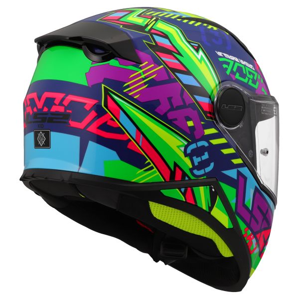 KASK LS2 FF812 KID SVENT BLUE GREEN L