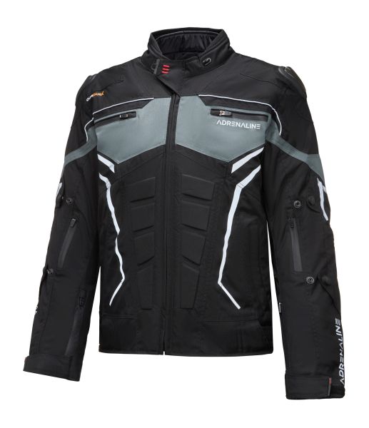 Kurtka Turystyczna ADRENALINE SCORPIO PPE kolor czarny/szary, rozmiar L