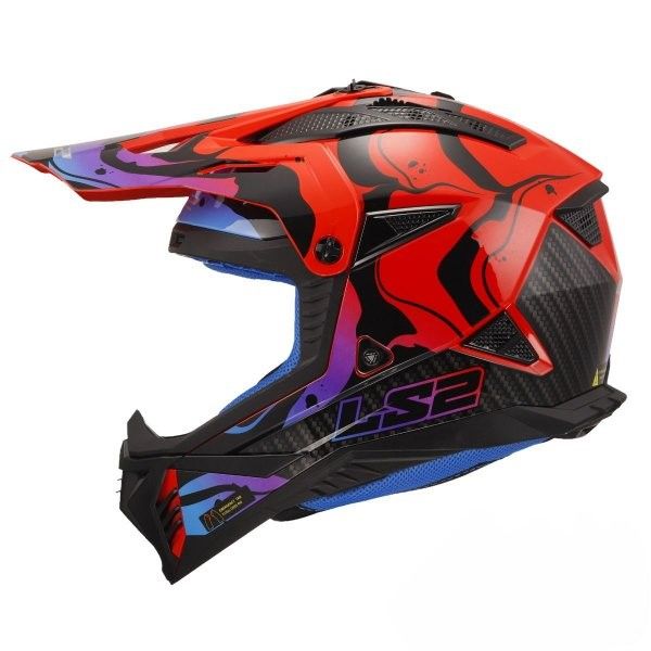 KASK LS2 MX708 FAST II WASH GLOSS RED XXL