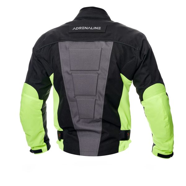 KURTKA ADRENALINE PYRAMID 2.0 PPE CZARNA FLUORESTENCYJNA • Rozmiar: XL