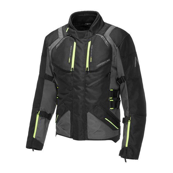 KURTKA ADRENALINE BERGEN PPE CZARNO ŻÓŁTA FLUORESTENCYJNA • Rozmiar: XL