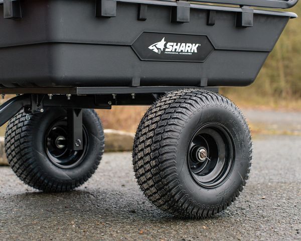 PRZYCZEPA SHARK ATV QUAD OGRODOWA Z SIATKĄ