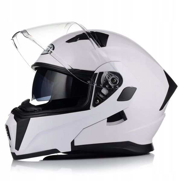 KASK AWINA  JK906 OTWIERANA SZCZĘKA BIAŁY 06 • Rozmiar: M