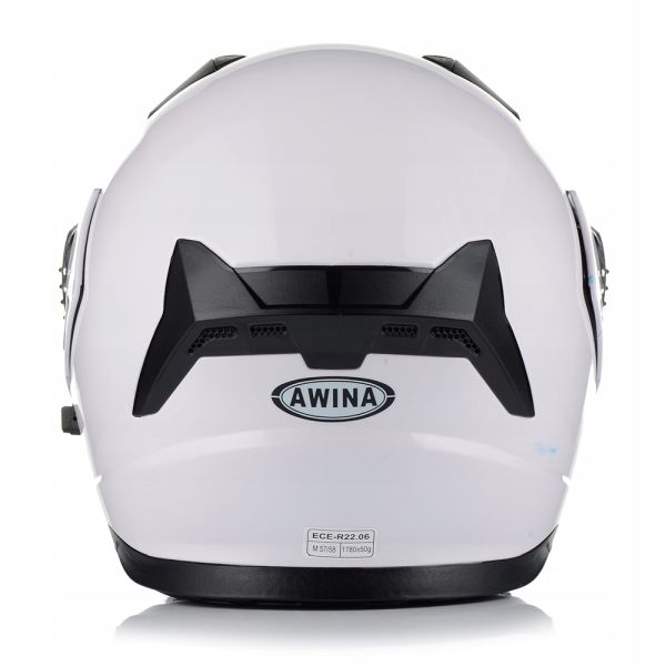 KASK AWINA  JK906 OTWIERANA SZCZĘKA BIAŁY 06 • Rozmiar: M