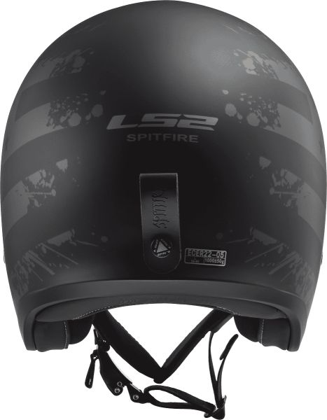 KASK LS2 OF599 SPITFIRE II MATT BLACK FLAG-06 XL