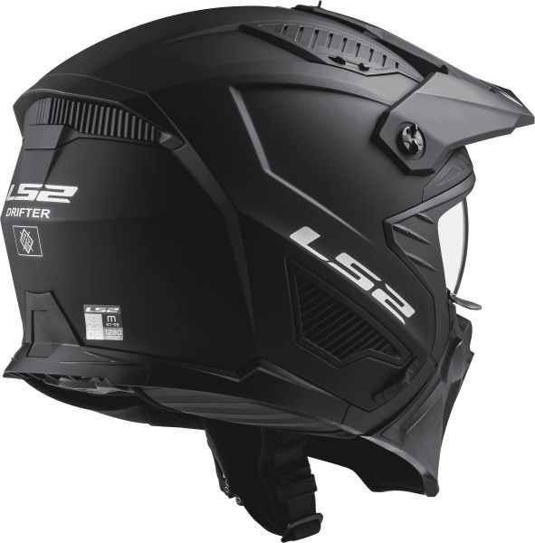 KASK LS2 OF606 DRIFTER SOLID MATT BLACK-06 L