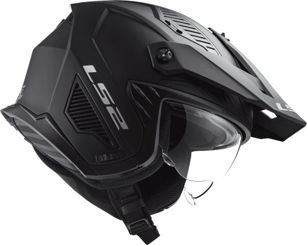KASK LS2 OF606 DRIFTER SOLID MATT BLACK-06 L