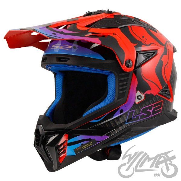 KASK LS2 MX708 FAST II WASH GLOSS RED S