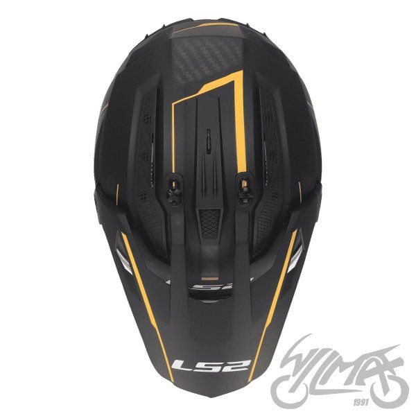 KASK LS2 MX702 PIONEER II ATRON BLACK ORANGE XXL