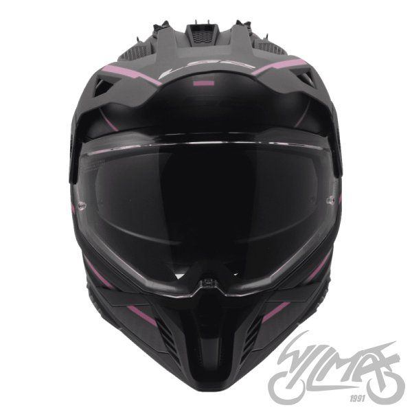 KASK LS2 MX702 PIONEER II ATRON GREY PINK L