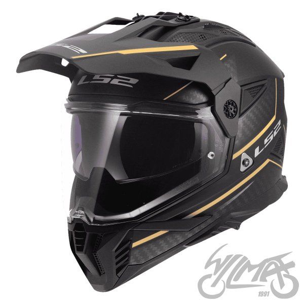 KASK LS2 MX702 PIONEER II ATRON BLACK ORANGE M