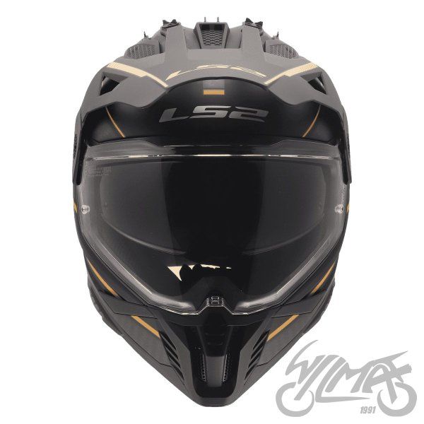 KASK LS2 MX702 PIONEER II ATRON BLACK ORANGE M