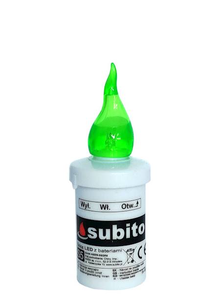 Wkład LED Subito S5 zielony [12] TYLKO OPAKOWANIIA