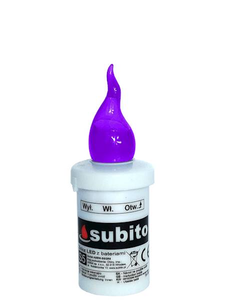 Wkład LED Subito S5 fioletowy [12] TYLKO OPAKOWANIA