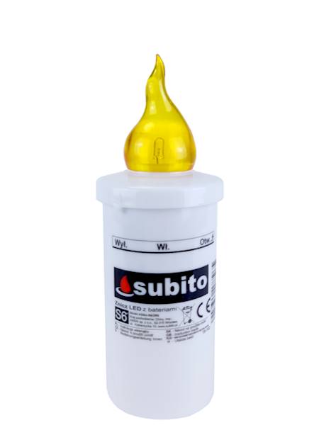 Wkład LED Subito S6 żółty [12] TYLKO OPAKOWANIA