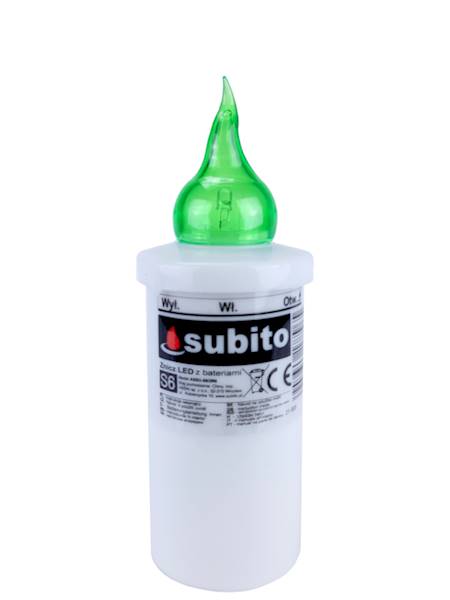 Wkład LED Subito S6 zielony [12] TYLKO OPAKOWANIA